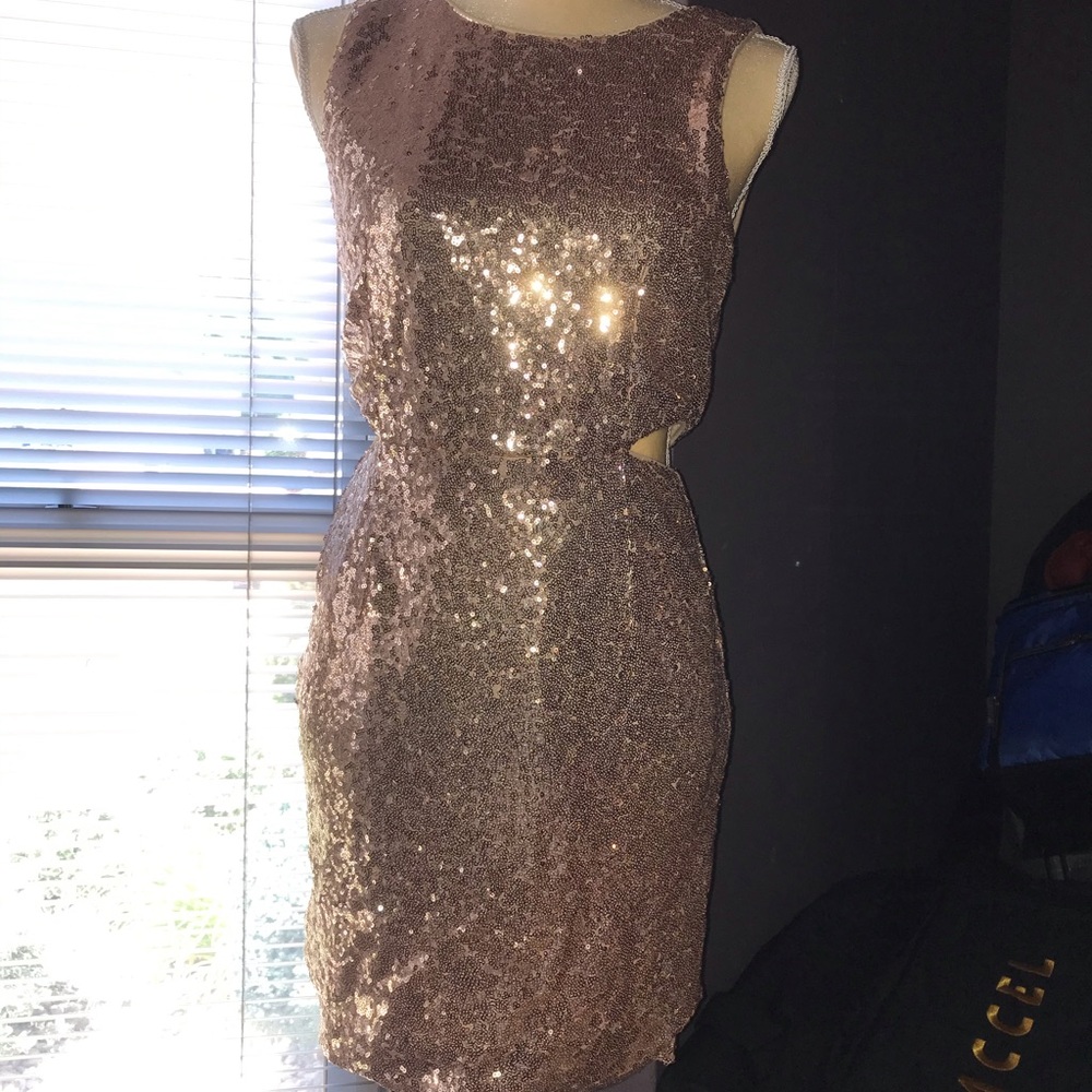 ROSE GOLD SUMMER DRESS!!!!!